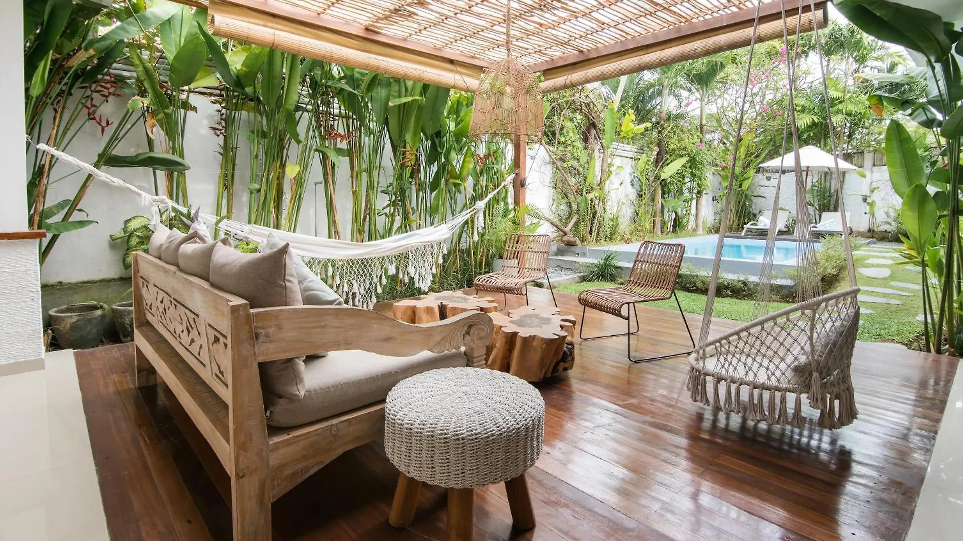 3 Neighbour Villas 3 Pools Near Atlas Beach Club Canggu Indonézia